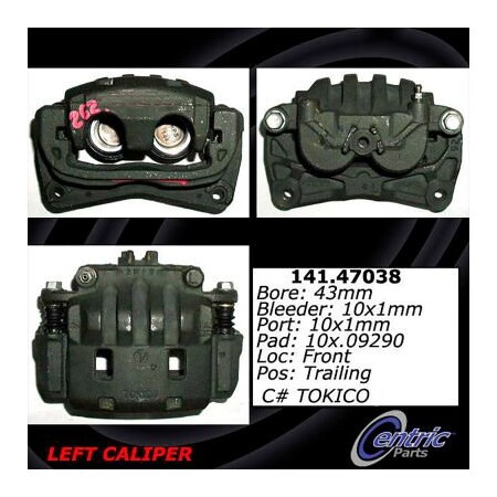 Centric Posi Quiet Loaded Caliper , Posi Quiet 142.47038